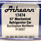 Athearn 17474 N Scale Burlington Northern 57' Mechanical Reefer Car #19007 LN/Box