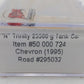 Atlas 50000724 N Scale Chevron CHVX 25500 Gallon Tank Car # 295032 LN/Box
