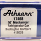 Athearn 17468 N Scale Burlington Northern 57' Mechanical Reefer Car #19039 LN/Box