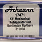 Athearn 17471 N Scale Burlington Northern 57' Mechanical Reefer Car #19093 LN/Box