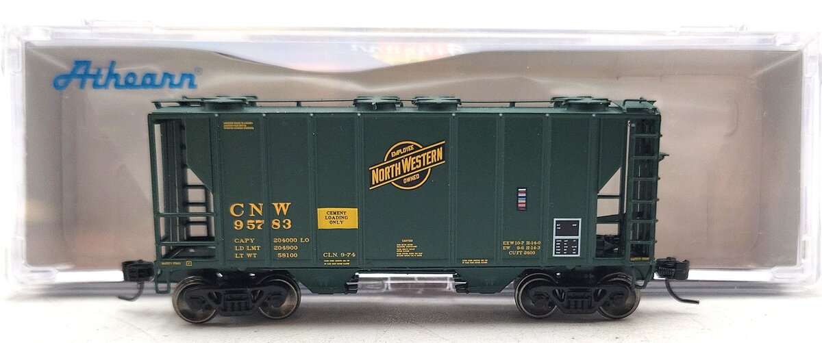 Athearn 16325 N Chicago & North Western PS-2 2600 Covered Hopper #95783 LN/Box