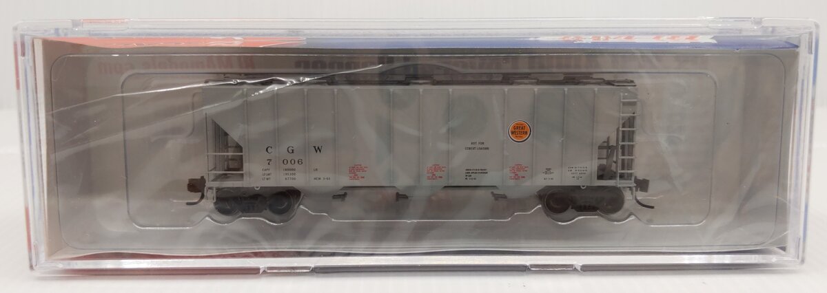 BLMA Models 11025 N Chicago Great Western PS-4000 Covered Hopper #7006 LN/Box