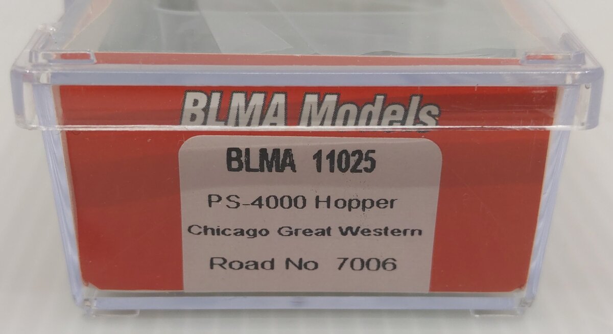 BLMA Models 11025 N Chicago Great Western PS-4000 Covered Hopper #7006 LN/Box