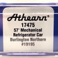 Athearn 17475 N Scale Burlington Northern 57' Mechanical Reefer Car #19195 LN/Box