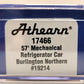 Athearn 17466 N Scale Burlington Northern 57' Reefer Car #19214 LN/Box