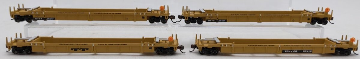 Walthers 932-8054 N Scale DTTX Double Stack Cars (Set of 4) EX/Box