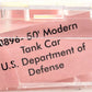 Roundhouse 8896 N Scale U.S. Department of Defense 50' Modern Tank Car #14253 EX/Box