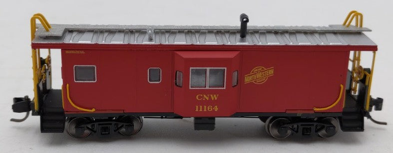 Bluford Shops 43070 N CNW Ph. 3 International Car Bay Window Caboose #11164 EX/Box