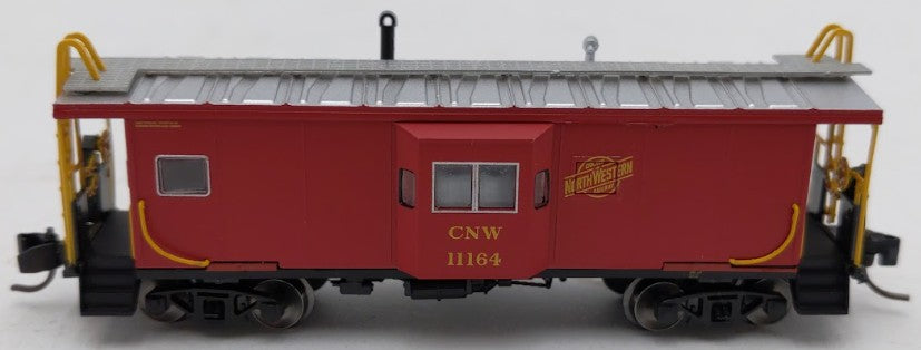 Bluford Shops 43070 N CNW Ph. 3 International Car Bay Window Caboose #11164 EX/Box