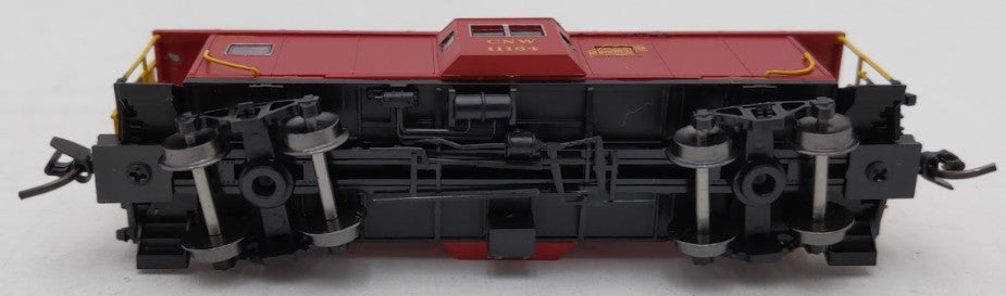 Bluford Shops 43070 N CNW Ph. 3 International Car Bay Window Caboose #11164 EX/Box