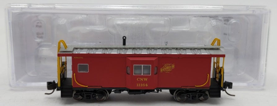Bluford Shops 43070 N CNW Ph. 3 International Car Bay Window Caboose #11164 EX/Box
