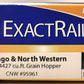ExactRail EN-53012-6 N Chicago & North Western PS2CD 4427 Covered Hopper #95961 EX/Box