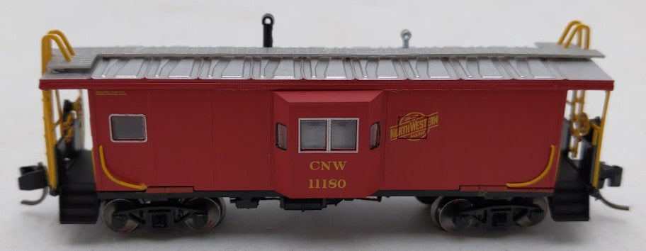 Bluford Shops 43071 N CNW Ph. 3 International Car Bay Window Caboose #11180 EX/Box