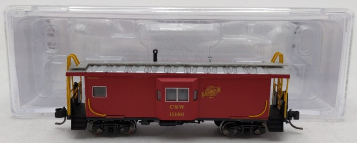 Bluford Shops 43071 N CNW Ph. 3 International Car Bay Window Caboose #11180 EX/Box