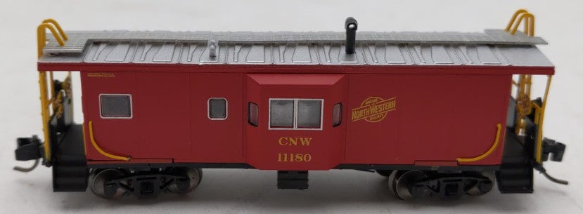 Bluford Shops 43071 N CNW Ph. 3 International Car Bay Window Caboose #11180 EX/Box