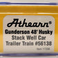 Athearn 17208 N Trailer Train Husky Stack Well Car #56138 LN/Box
