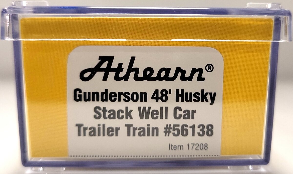Athearn 17208 N Trailer Train Husky Stack Well Car #56138 LN/Box