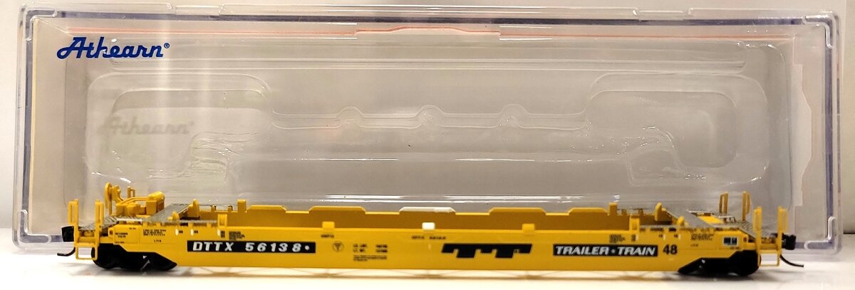 Athearn 17208 N Trailer Train Husky Stack Well Car #56138 LN/Box