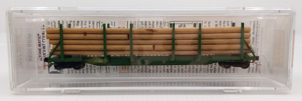 Micro-Trains 11500012 N Scale Georgia Pacific 65' 100 Ton Log Car w/ Load #192 LN/Box