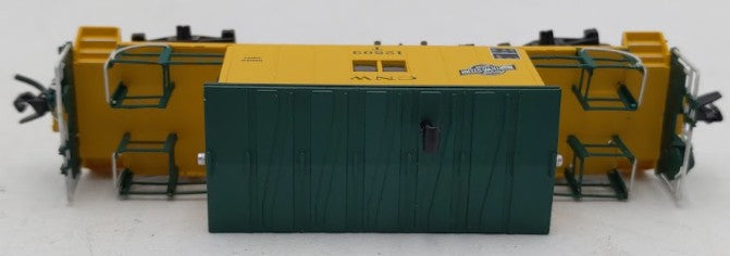 Bluford Shops 24070 N Scale C&NW Short Roof Transfer Caboose #12503 EX/Box