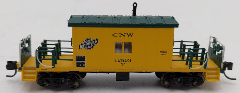 Bluford Shops 24070 N Scale C&NW Short Roof Transfer Caboose #12503