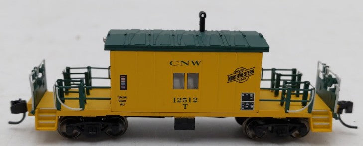 Bluford Shops 24071 N Scale C&NW Short Roof Transfer Caboose #12512 EX/Box