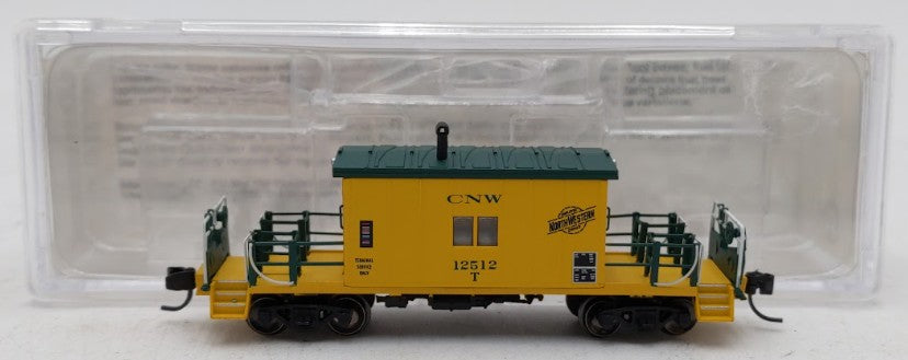 Bluford Shops 24071 N Scale C&NW Short Roof Transfer Caboose #12512 EX/Box
