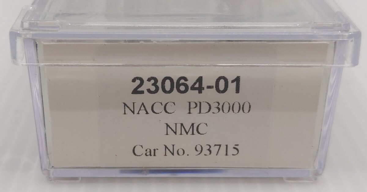 Trainworx Inc. 23064-01 N Scale NMC NACC PD3000 Covered Hopper #93715 LN/Box