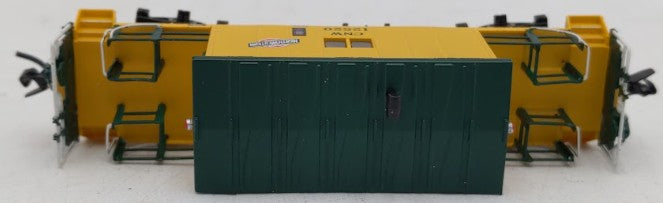 Bluford Shops 24370 N Scale C&NW Yellow Short Roof Transfer Caboose #12520 LN/Box