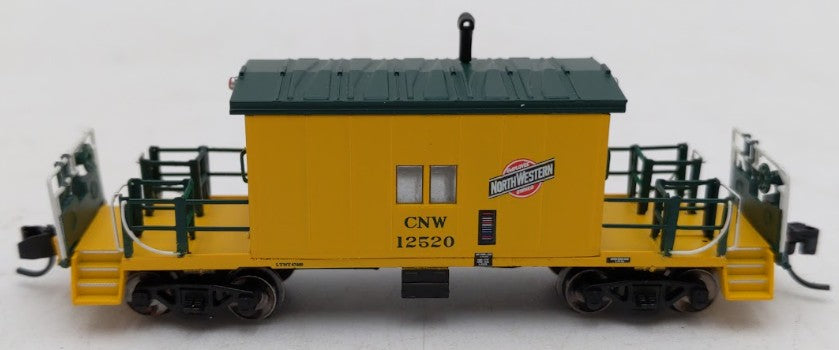 Bluford Shops 24370 N Scale C&NW Yellow Short Roof Transfer Caboose #12520 LN/Box