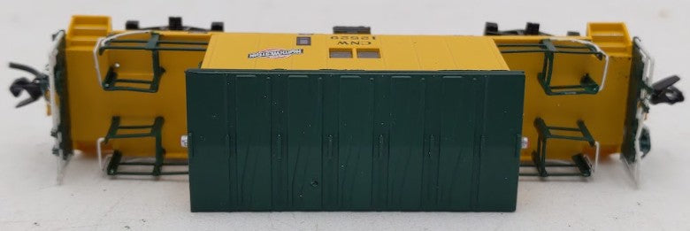 Bluford Shops 24371 N Scale C&NW Short Roof Transfer Caboose #12529 EX/Box