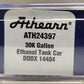 Athearn 24397 N DODX 30,000-Gallon Ethanol Tank #14404 LN/Box
