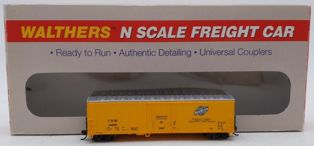 Walthers 932-8951 N Scale CNW North American 50' Smoothside Box Car #32993 EX/Box