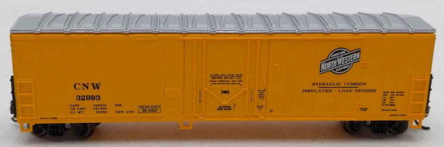 Walthers 932-8951 N Scale CNW North American 50' Smoothside Box Car #32993 EX/Box