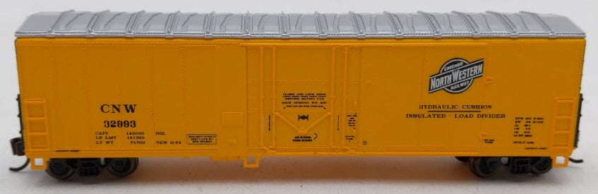 Walthers 932-8951 N Scale CNW North American 50' Smoothside Box Car #32993 EX/Box