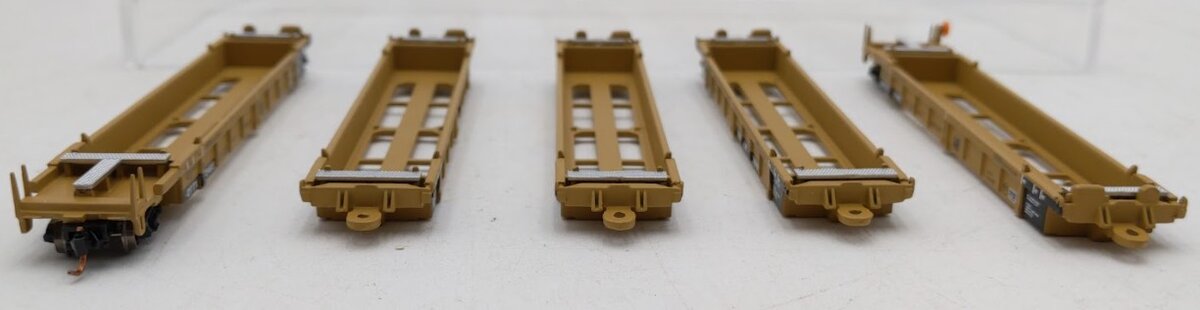 Walthers 932-8109 N Scale Thrall 5-Unit Articulated Double Stack Car #72403 EX/Box