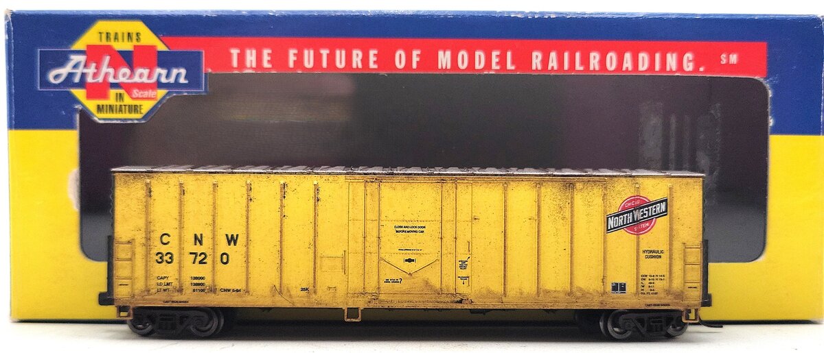 Athearn 10652 N Scale Chicago North Western N.A.C.C Weathered 50' Boxcar #33720 LN/Box