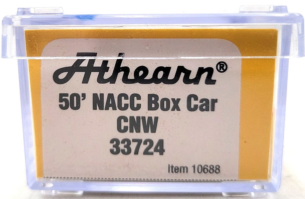 Athearn 10688 N Chicago and North Western 50' NACC Box #33724