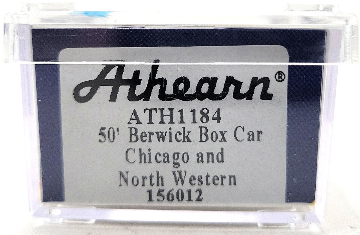 Athearn 1184 N Chicago & North Western 50' Berwick Box #156012 LN/Box