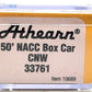 Athearn 10689 N Chicago and North Western 50' NACC Box #33761 LN/Box