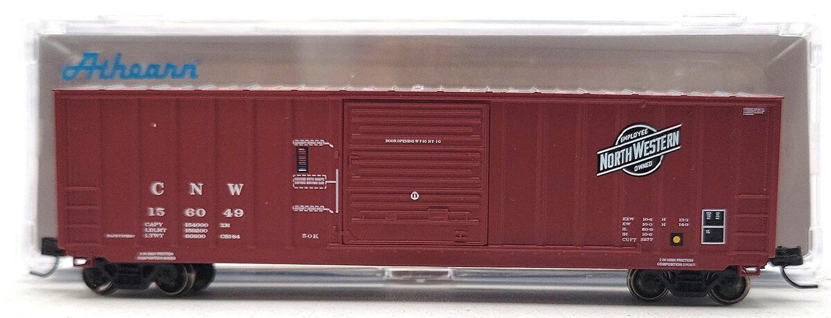 Athearn 1185 N Chicago & North Western 50' Berwick Box #156049 LN/Box