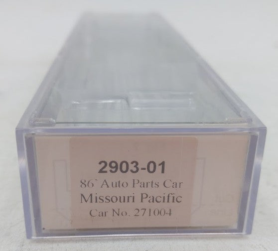 Trainworx Inc. 2903-01 N Scale Missouri Pacific 86' Auto Parts Car #271004 EX/Box