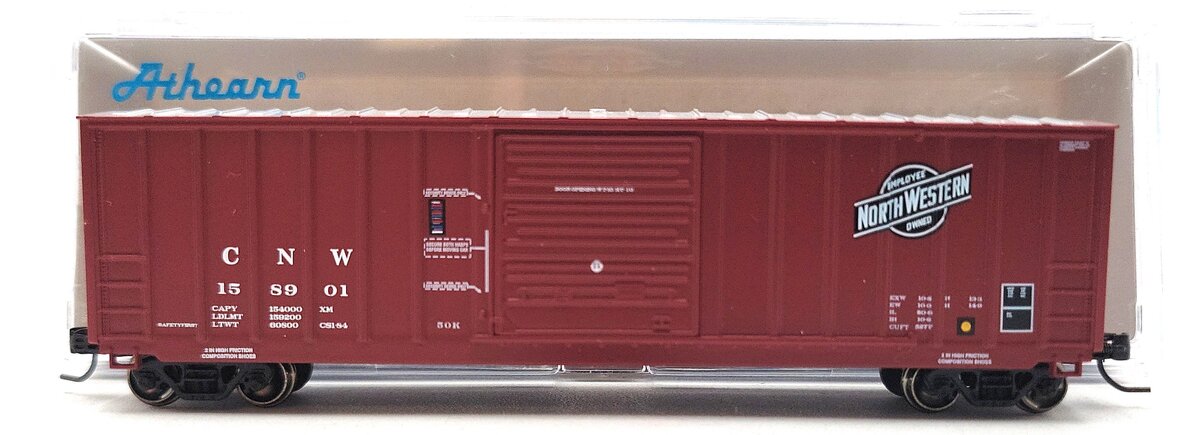Athearn 1183 N Chicago & North Western 50' Berwick Box #158901 LN/Box