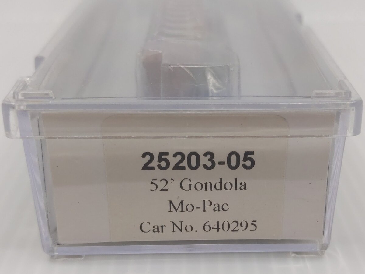 Trainworx Inc. 25203-05 N Scale Mo-Pac 52' Gondola #640295 EX/Box