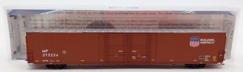 Trainworx Inc 2907-06 N Scale Union Pacific/MP 86'' Auto Parts Boxcar #273224 EX/Box