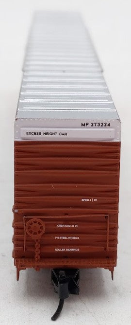 Trainworx Inc 2907-06 N Scale Union Pacific/MP 86'' Auto Parts Boxcar #273224 EX/Box