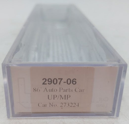 Trainworx Inc 2907-06 N Scale Union Pacific/MP 86'' Auto Parts Boxcar #273224 EX/Box