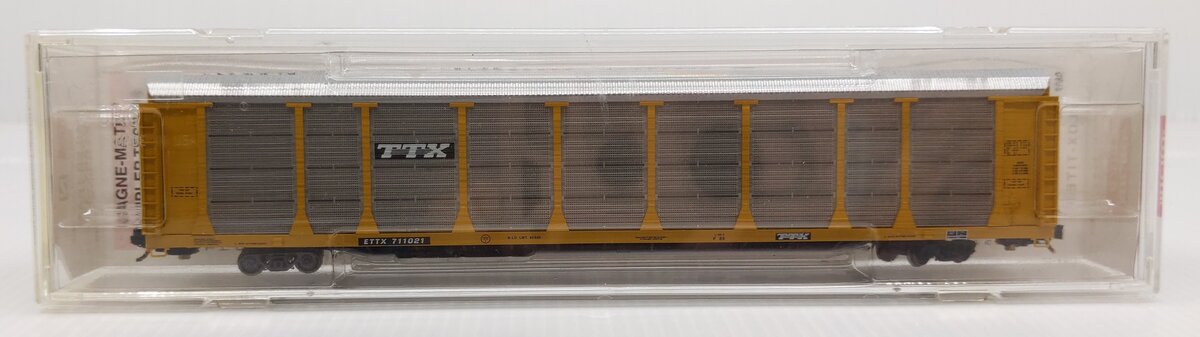 Micro-Trains 11100020 N TTX 89' Tri-Level Enclosed Side Autorack #711021 LN/Box
