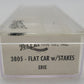 Atlas 3805 N Erie Flatcar w/ Stakes #7220 NIB