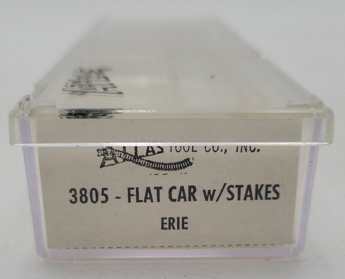 Atlas 3805 N Erie Flatcar w/ Stakes #7220 NIB
